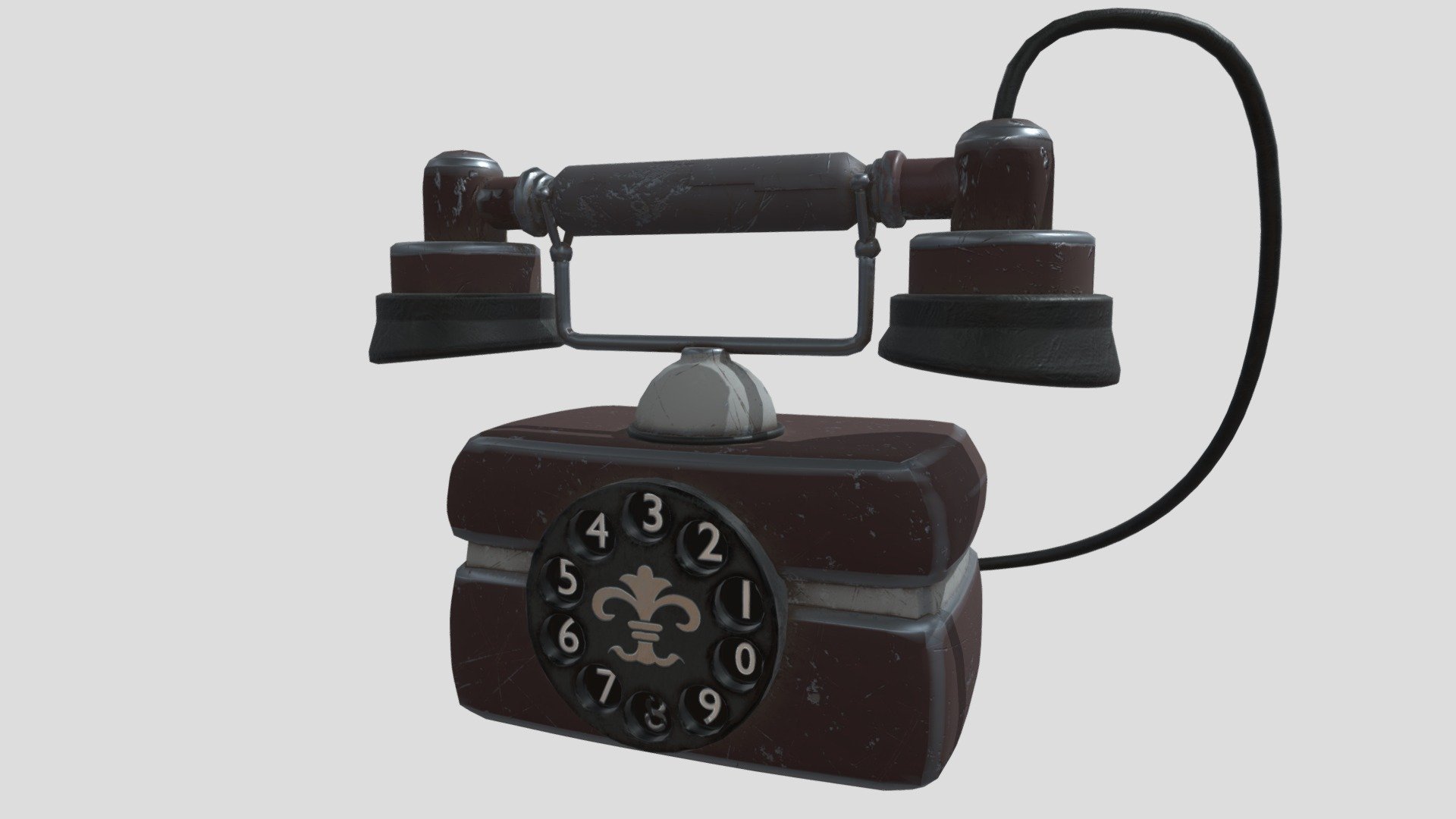 Antique phone - Buy Royalty Free 3D model by jgispertcajidos [57a6571 ...