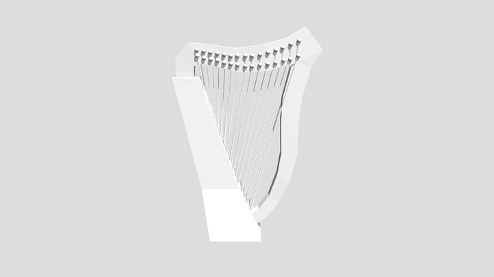 Harp 3D Model