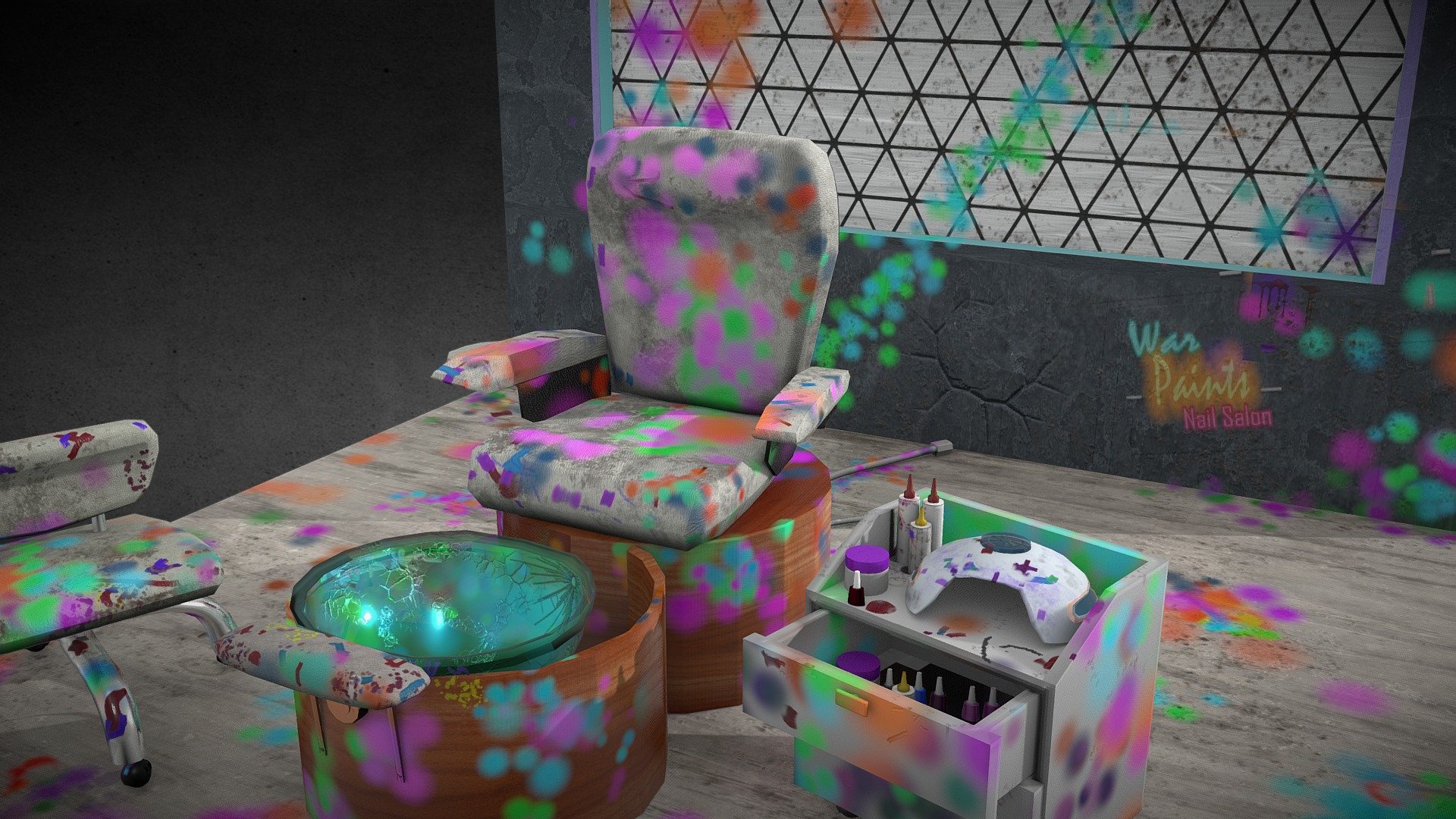 Paint Wars Nail Salon