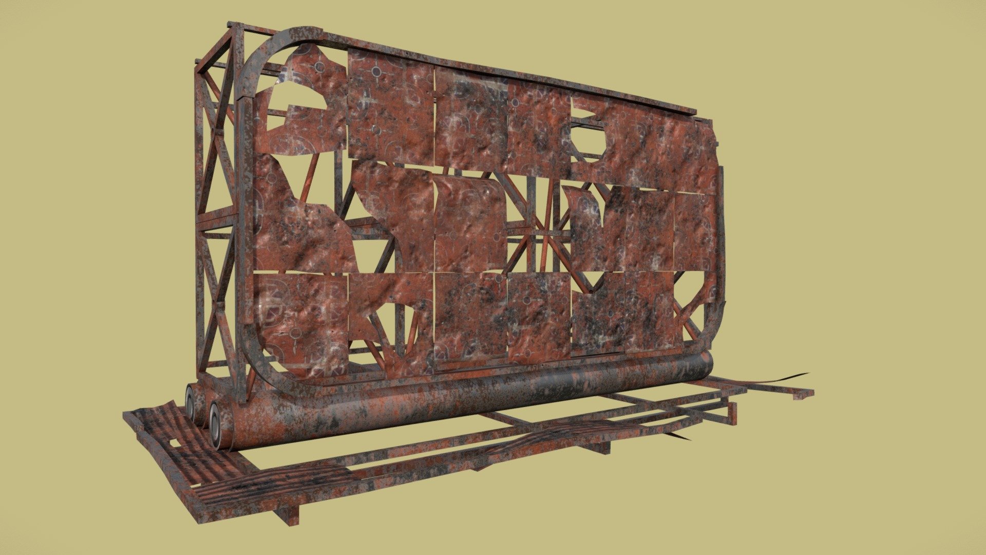 Damage Billboard — Sketchfab embed 3D viewer