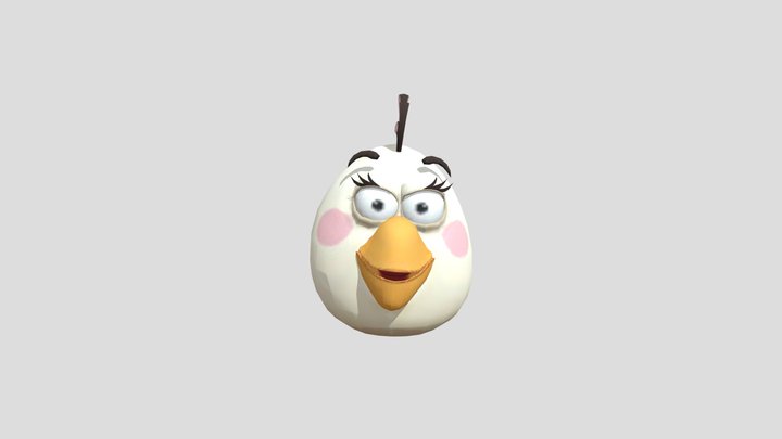 Mobile - Angry Birds Go - Matilda 3D Model
