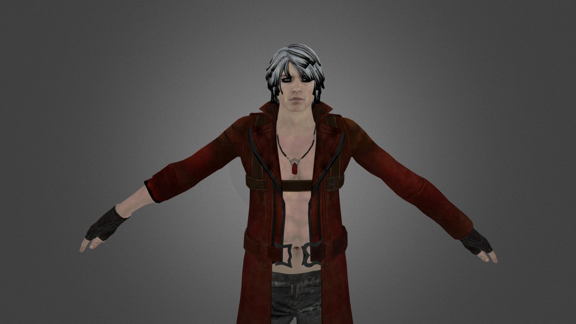 Dante Devil My Cry DMC game impressão 3D