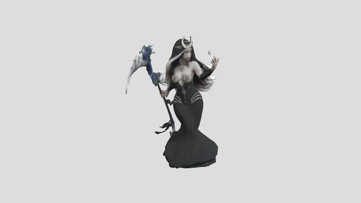 Nyx- Goddess of Night (Greek Mythology) 3D Model