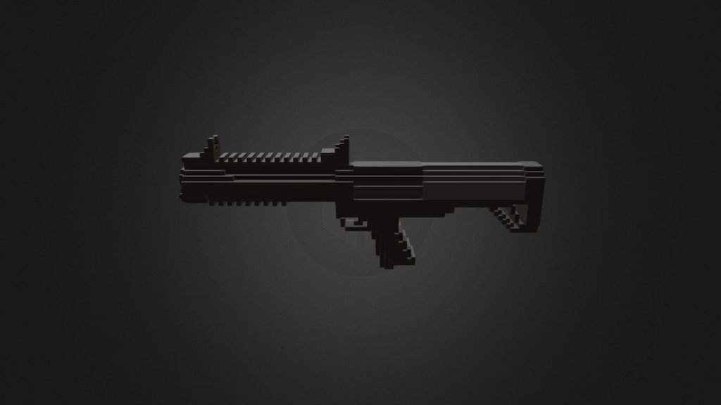 KSG Shotgun - 3D model by Anomaly Artz (@AnomalyAlpha) [57aadf6 ...