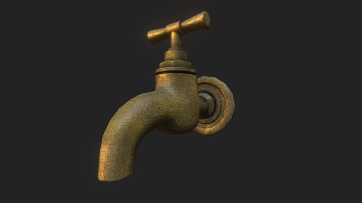 Old Rusty Tap 3D Model