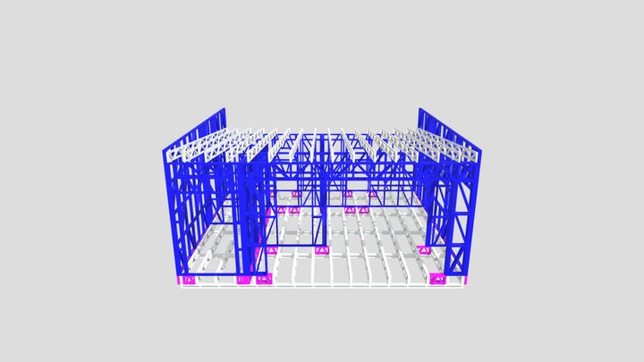 Dom 8x9 3D Model