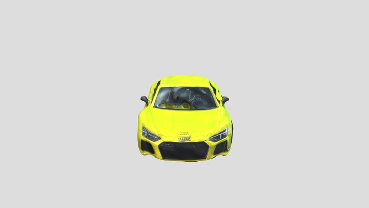 Audi R8 V10 Coupe 2022 3D Model