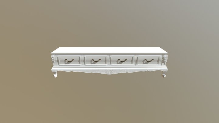 TV table Furniture cabinet 3D Model