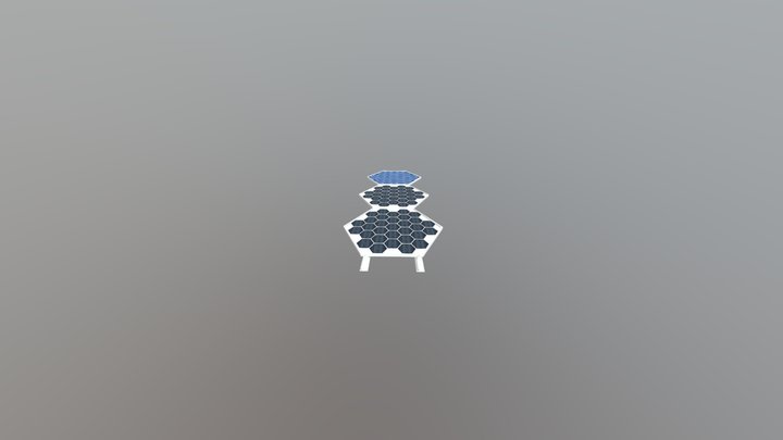 Solar_Panel_Hexagonal 3D Model