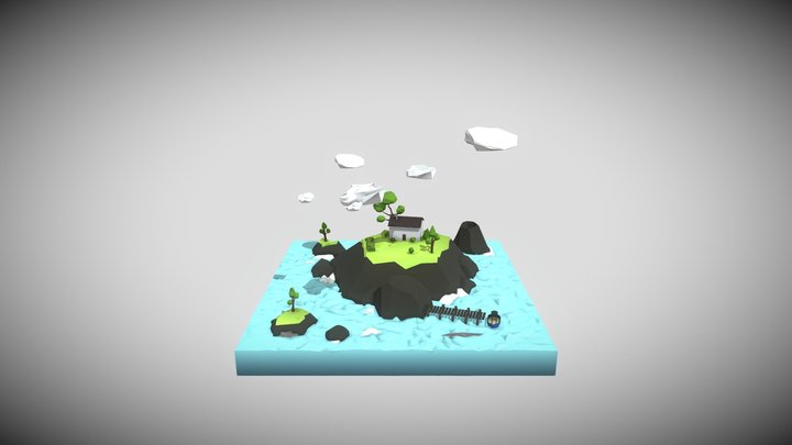 Island 3D Model