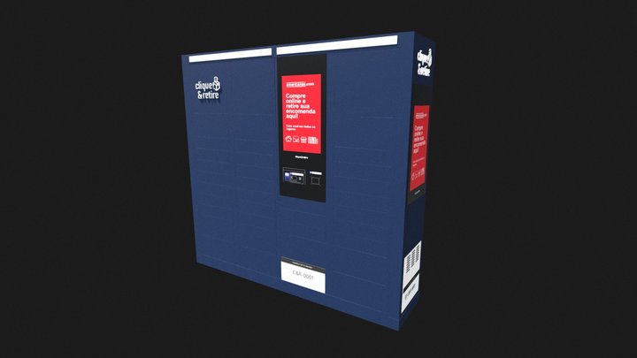 Locker 3D Model