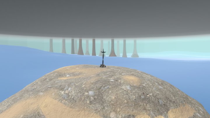 AshLake Diorama 3D Model