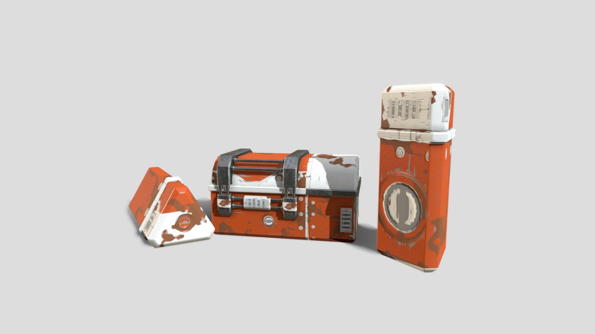 Trim Sheet Practice - 3D model by ray307 [57aeca1] - Sketchfab