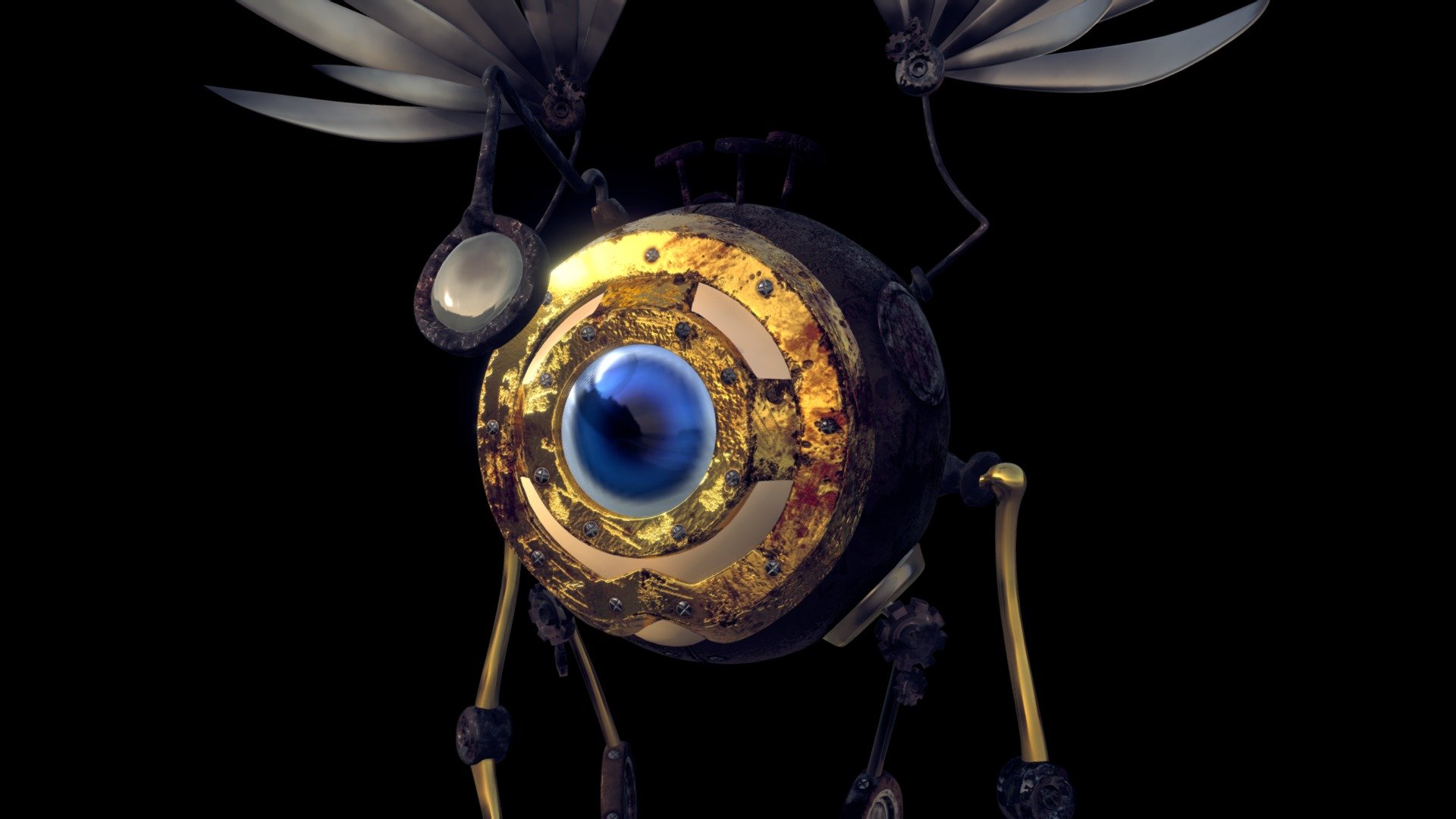 Monodrone Modron 3D Model By Diana DaSilva 57aedf2 Sketchfab E92163646dd44016b5c4676a74339c67