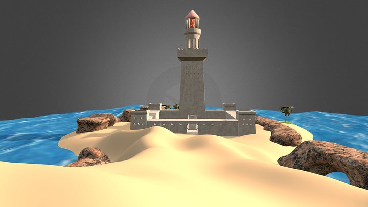 Lighthouse of Alexandria 3D Model