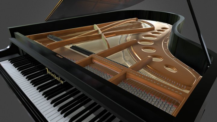 Bösendorfer Grand Piano 3D Model