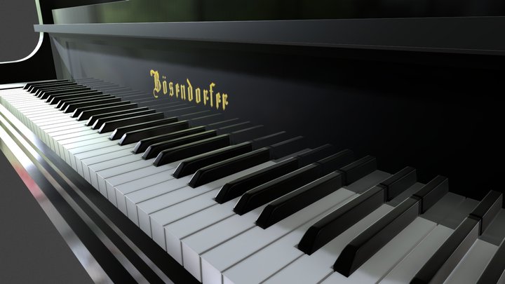 Bösendorfer Grand Piano 3D Model