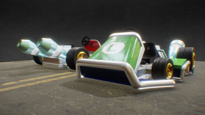 Mario Kart 7 (3DS) 3D Model