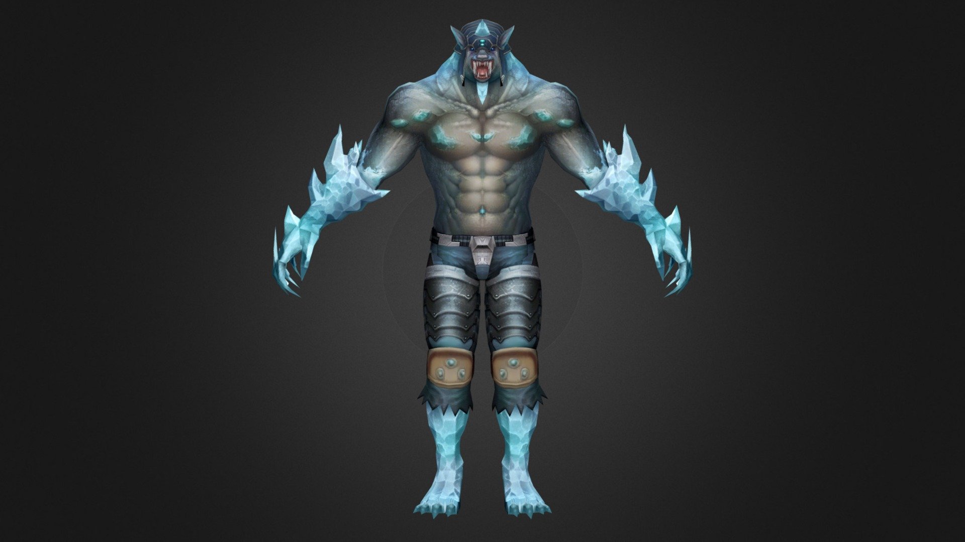 Icewolf - 3D model by Dimac [57b5719] - Sketchfab