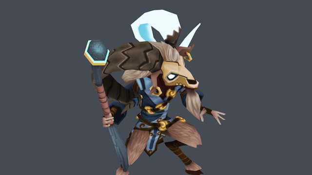 Tim (goat mage) - SEGA© 3D Model