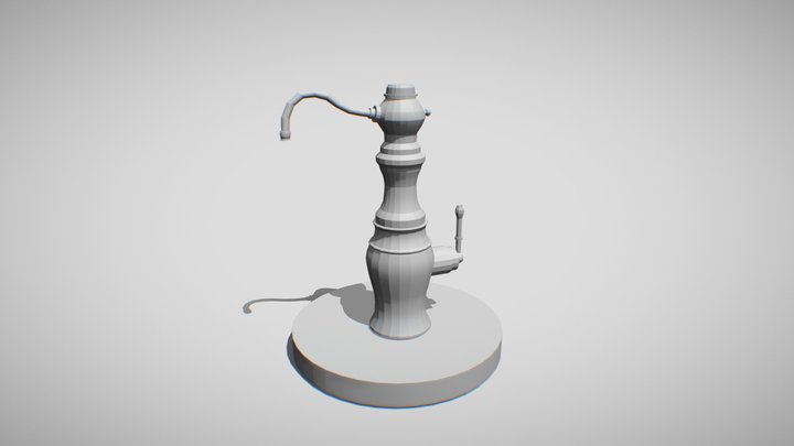 Antique Faucet 3D Model