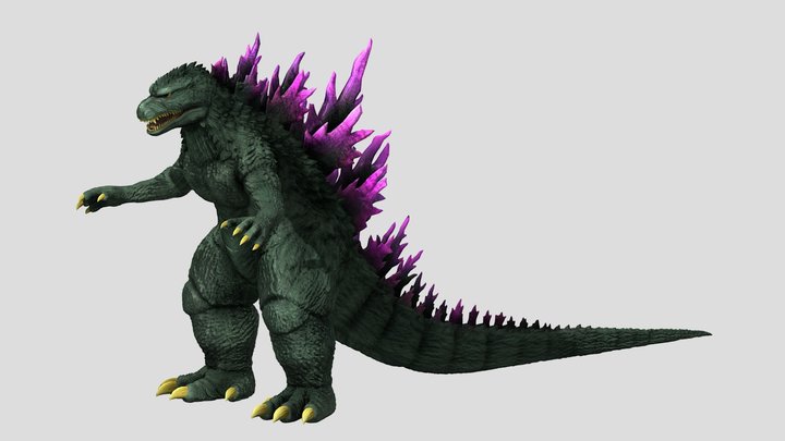 Godzilla 2000 3D Model