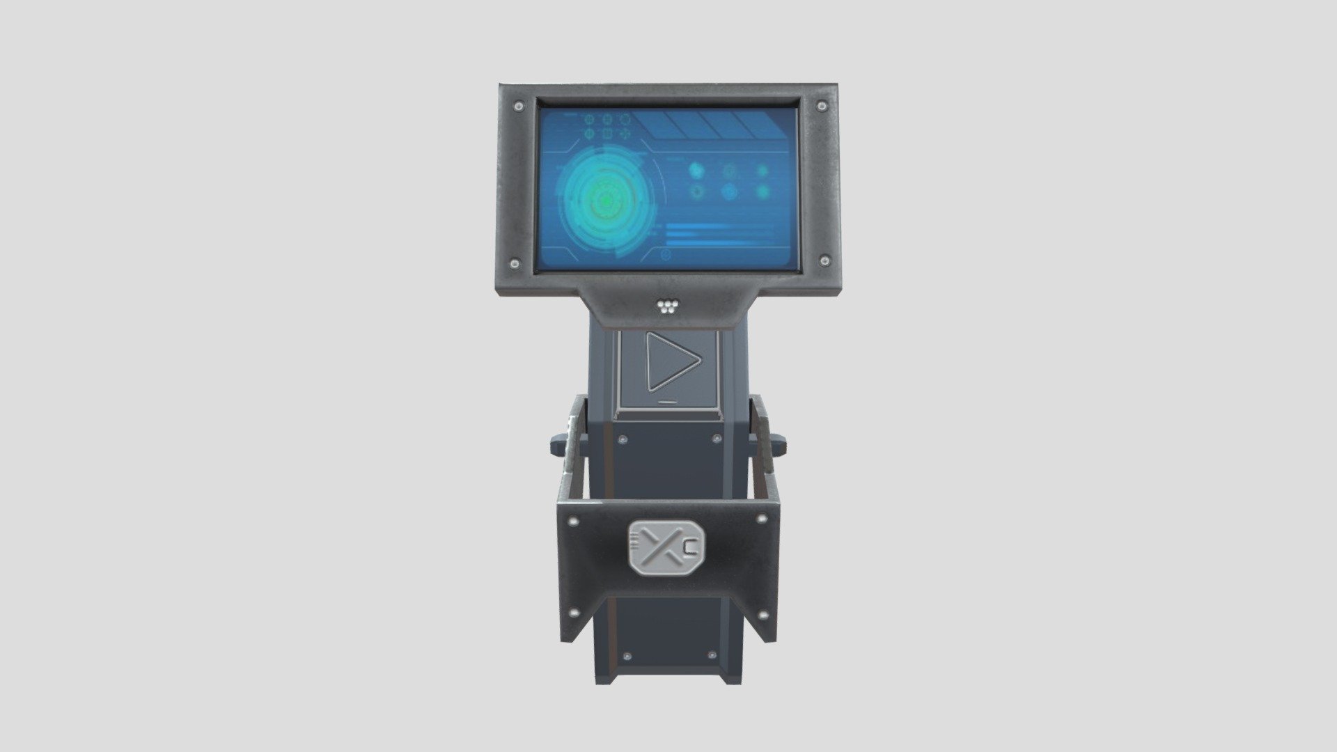 console - 3D model by RicardoFruit [57b9e18] - Sketchfab