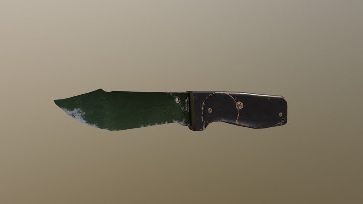Soldier Knife 3D Model