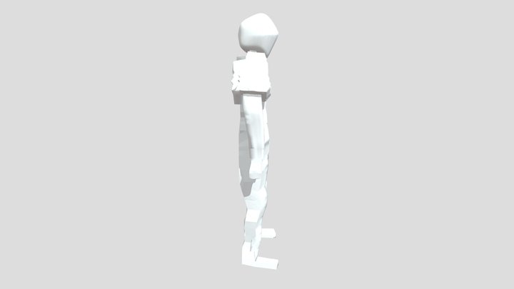 Jim Tech untextured armor 3D Model
