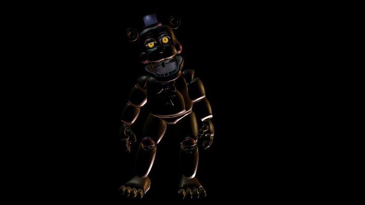 The Mimic Wearing Rockstar Freddy – Gratis 3D-model STL