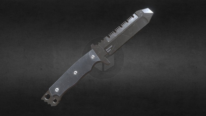 Survival knife 3D Model
