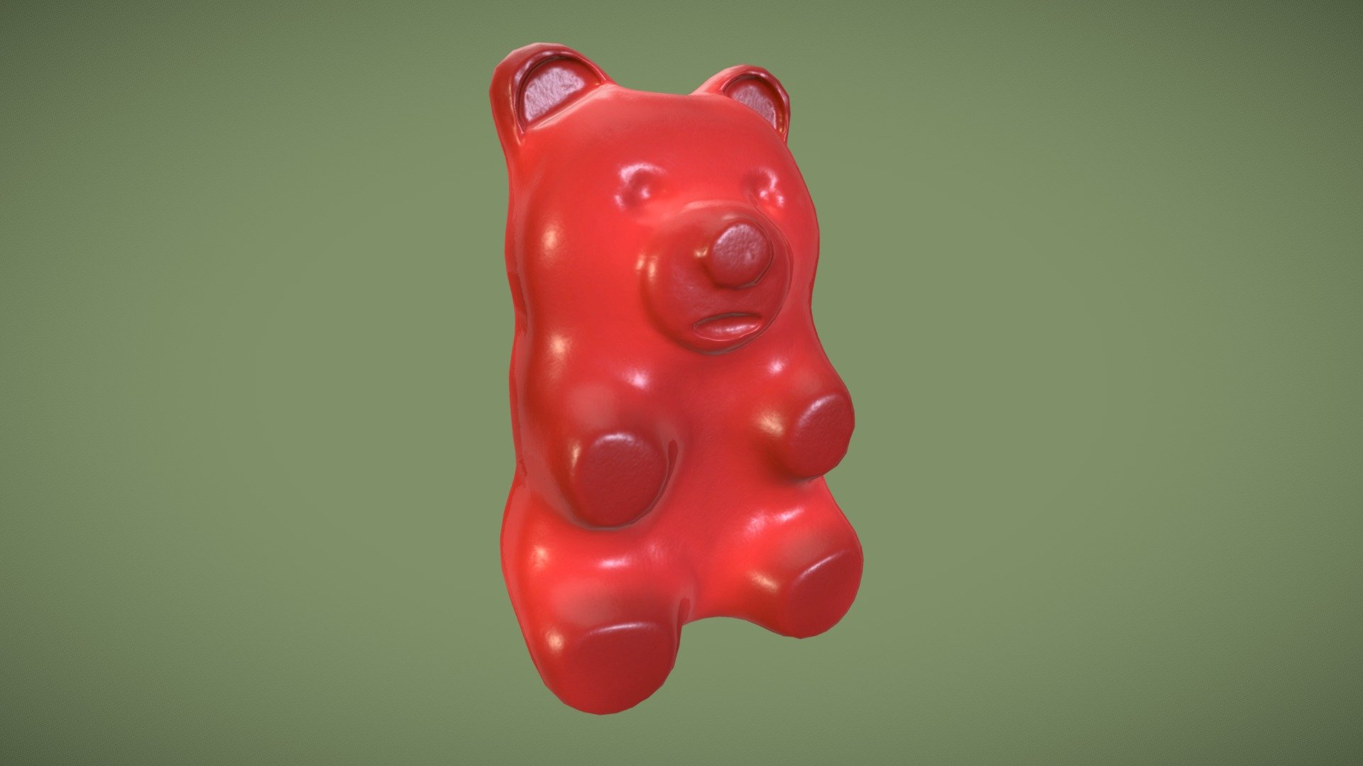 Gummy Bear 3D Model At Brooke Mccann Blog