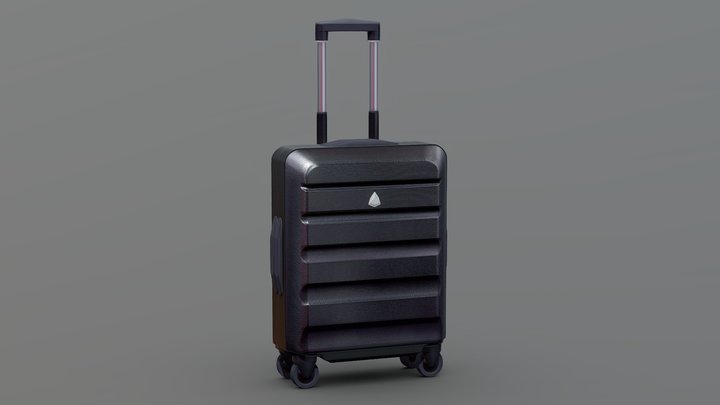 Carry On Suitcase 3D Model