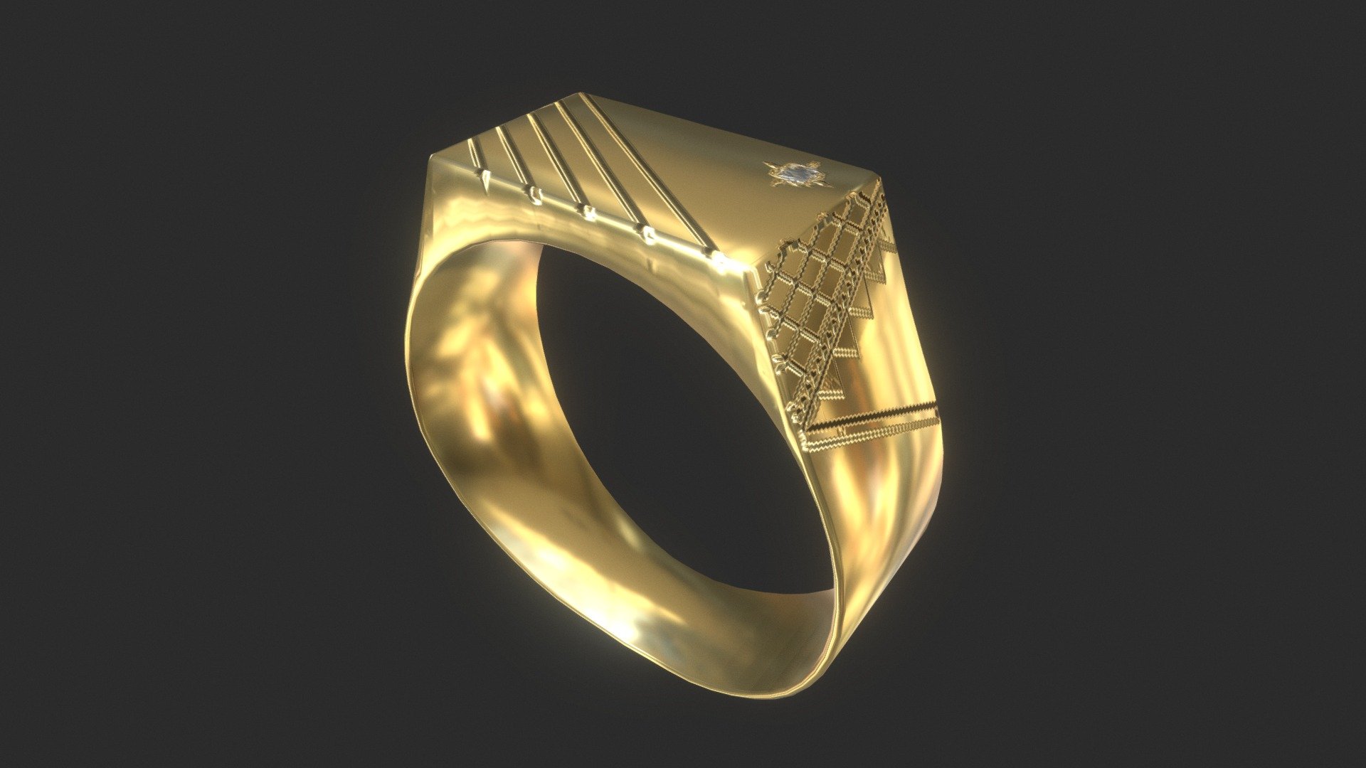 Golden Ring Stripes