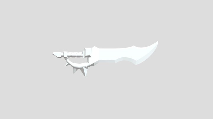 Fantasy Dagger 3D Model