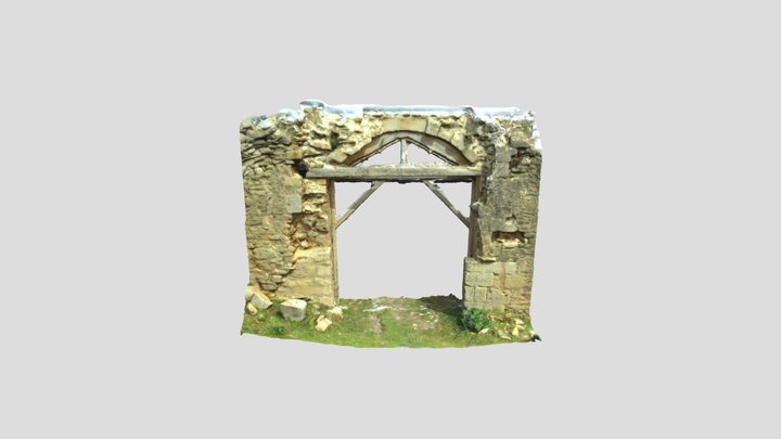 Arco en Monasterio de Santa María Rioseco 3D Model