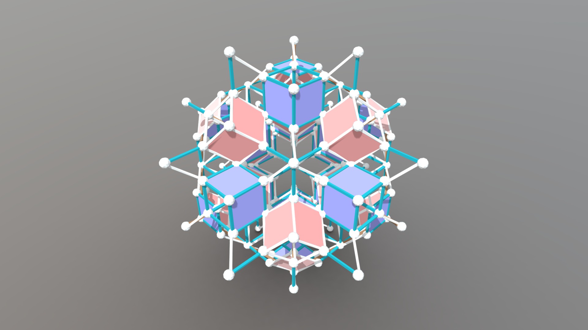 Space-Filling Array with Polar Triacontahedra