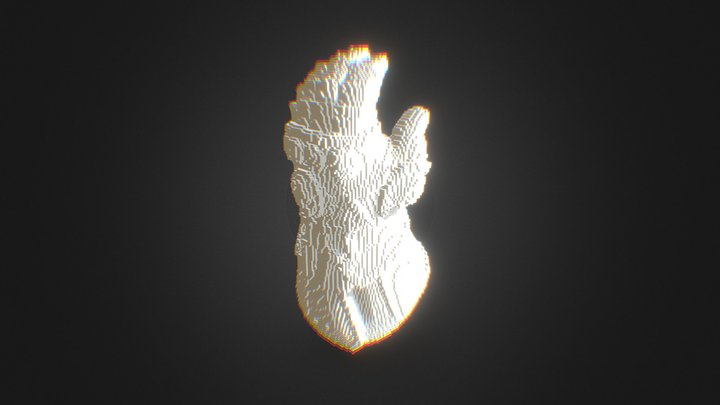 Infinity Gauntlet / 無限手套 blocks 3D Model