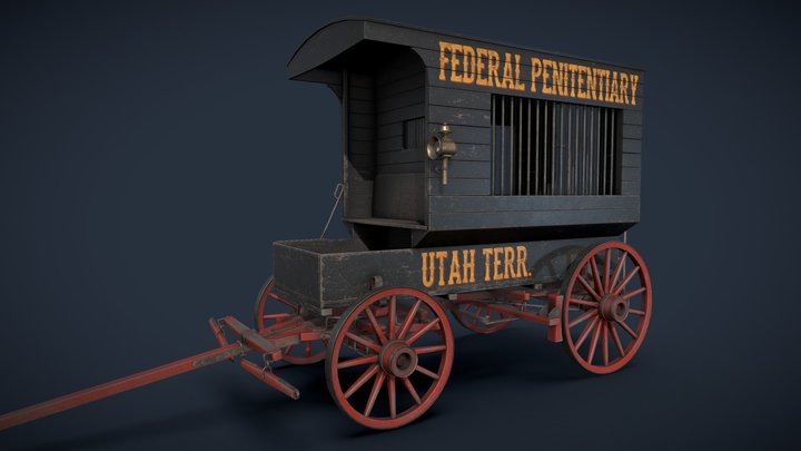 Jail Wagon – Free 3D Model STL