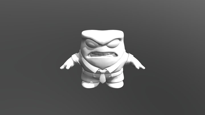 Anger 3D Model