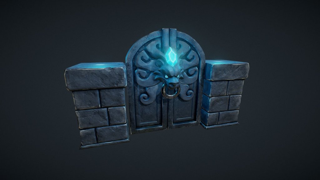 Isometric Lions Gate - 3D model by ivanUragan (@vankoweb) [57bfe21 ...