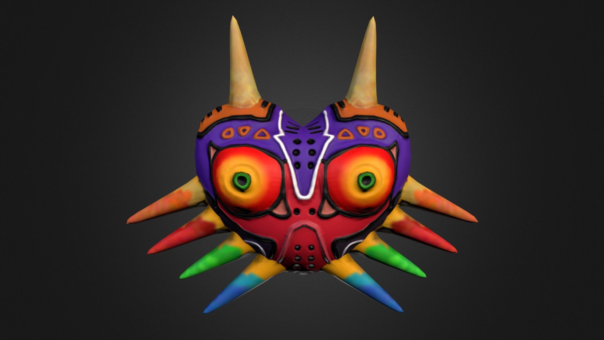 Majora's Mask - 3D model by Madison Rose Wills (@iceyflames) [57bfe21 ...