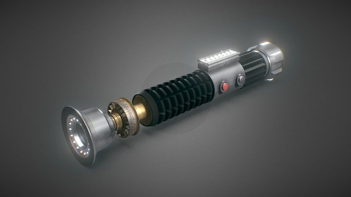 Obi-Wan's Lightsaber 3D Model