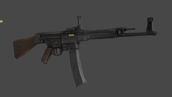 WW2 Asset Pack: German STG44 (rigged&animated) 3D Model