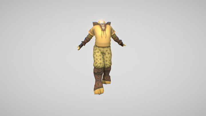 bard dancing 3D Model