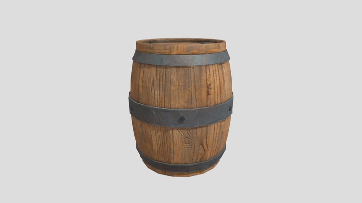 Barrel 3D Model