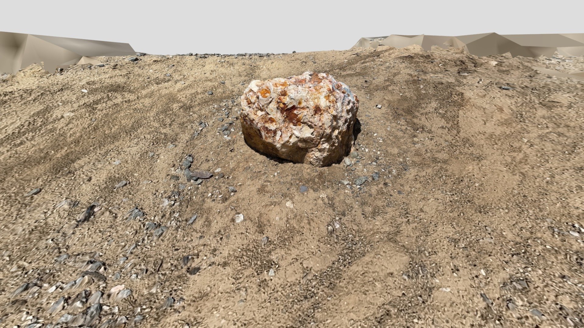 Rock on Hillside
