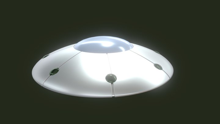Mars Attacks - Martian Saucer 3D Model