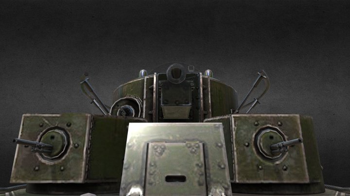 T-28 Early [With KT-27] 3D Model
