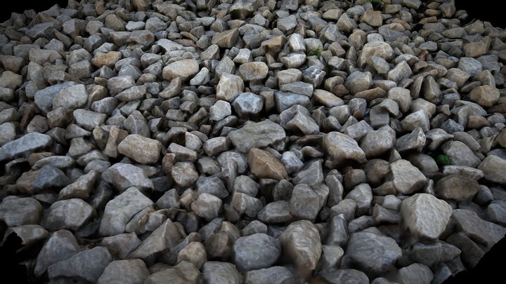 Gravel 3D Scan 3D Model